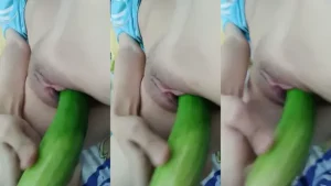 Miss Harmink Colmek Dengan Timun