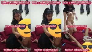 Windy Ngewe Sambil Telponan Pacarnya